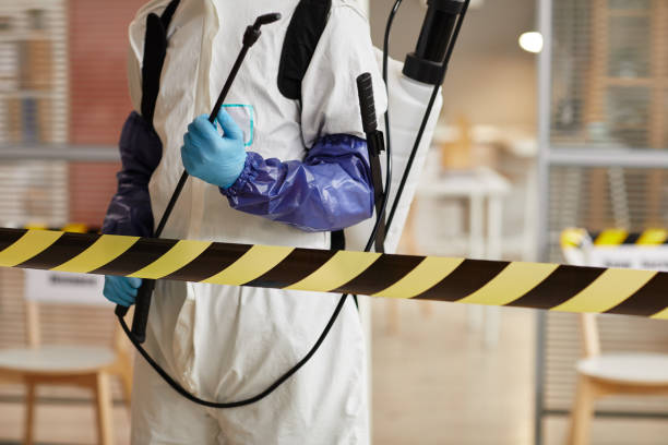 Professional Biohazard Cleanup technician working in Frankfort, IL